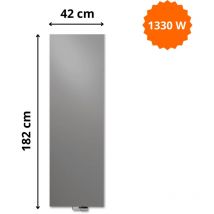 Vasco - Radiateur acier h. 182 x l. 42 cm Niva vertical N2L1 laqué