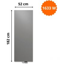 Vasco - Radiateur acier h. 182 x l. 52 cm Niva vertical N2L1 laqué
