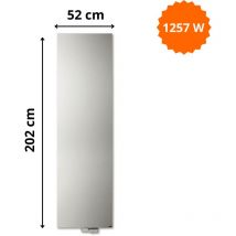 Vasco - Radiateur acier h. 202 x l. 52 cm Niva vertical N1L1 laqué