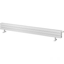 Radiateur eau chaude Fassane Pack plinthe Blanc ral 9016 Acova Couleur: Blanc - Sens: Plinthe - Dimensions: 29,6 x 120 x 5,5 cm - Puissance: 646 w