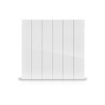 Radiateur ava bas Électrique à Inertie Céramique 750W – Chauffage Économique, Programmable 24/7, Détecteur Fenêtres Ouvertes, Verrouillage du