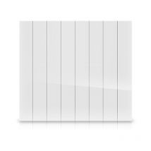 HJM - Radiateur ava horizontal Électrique à Inertie Céramique 1500W – Chauffage Économique, Programmable 24/7, Détecteur de Fenêtres Ouvertes,