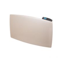 Ducasa - Radiateur mural à chaleur douce Ducaceram - 750 w - Prog. lcd - Céramique - Blanc