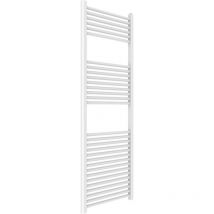 Kiamami Valentina - Radiateur Decoratif De Salle De Bain Blanc En Acier 55X150