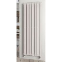 Radiateur Décoratif Vertical Eau Chaude Piano 2 Blanc 2020x904x46mm - 2741w - Raccordement Hydraulique Latéral 1/2 - I.r Group (irsap)