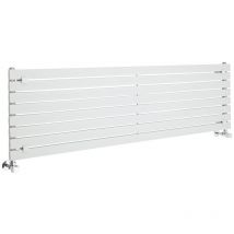 Sloane – Radiateur Design Horizontal – Blanc – 47.2 x 160cm - Hudson Reed