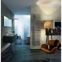 Zehnder Yucca Asym - Radiateur de salle de bains 1736 x 578 mm, droit, simple rangée, chromé YAC-170-060