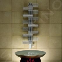 Zehnder Yucca - Radiateur de salle de bains 1772 x 800 mm, droit, raccordement central 50 mm, une rangée, chromé YSC-180-080