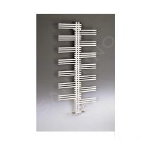 Zehnder Yucca - Radiateur de salle de bains 908 x 500 mm, droit, raccordement central 50 mm, une rangée, laqué blanc YS-090-050