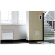 Noirot - Radiateur électrique 1000W blanc horizontal 540x440x95mm digital régulation intelligente rx silence antichoc Intuis