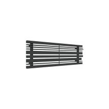Matisère - Radiateur eau chaude noir de 440mm de haut et 1900mm de large - 1068 Watt - SHE440/1900O1N