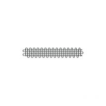 Matisère - Radiateur eau chaude noir de 463mm de haut et 1600mm de large - 622 Watt - PLC463/1600HLXN
