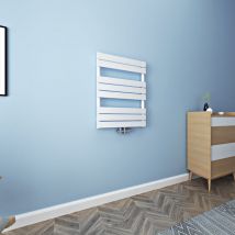 Biubiubath - Radiateur eau chaude vertical blanc acier classique basse témperature chauffage central H.80 x L.60 cm