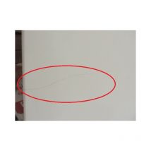 Radson - Radiateur electrique 600W (déclassé casse) en pierre reconstituée vertical 900x400mm blanc wg likoma LIV900400ELW