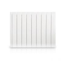 HJM Radiateur électrique à inertie fluide 1500 W HJM Alanis horizontal blanc