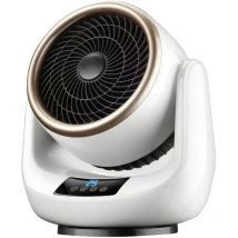 Lifcausal - Radiateur électrique d'appoint avec télécommande, protection sûre contre la surchauffe et le basculement, radiateur personnel silencieux,
