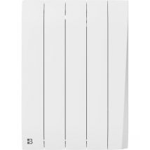 Bestherm - Elektrischer Festkörper-Heizkörper mit Keramikinertie 1000W Tikey horizontal weiß (ohne Stecker)