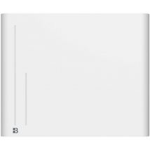 Bestherm - Radiador eléctrico fijo de inercia seca cerámica 1000W Alba horizontal blanco (sin enchufe)