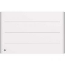 Bestherm - Radiador eléctrico fijo conectado wifi de inercia seca cerámica 1500W Tanin horizontal blanco (sin enchufe)