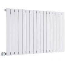 Radiateur Design Électrique Horizontal Blanc Delta 63.5cm x 119cm x 4.6cm