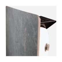 NYX - Radiateur éléctrique pierre Léda 800W Programmable Vertical Dark