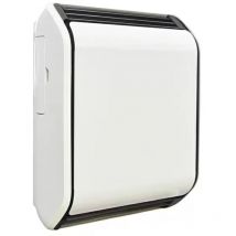 Radiateur à gaz Italkero poster sp70 7.35 kw gpl ou méthane gris argenté avec kit fumée