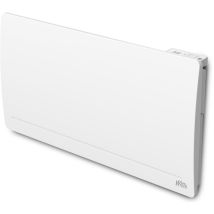 Warm Tech – Radiateur À Inertie Fonte 2000 W – Protection Ip24 – Thermostat Lcd Programmable – Fixation Murale – Pour Pièces Jusqu'à 20m²