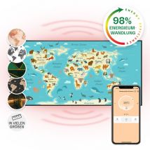 Klarstein - Air Art Smart Chauffage Infrarouge, 700W Radiateur Electrique pour Maison, Contrôle via l'Application IoT/WiFi, Détection de Fenêtre
