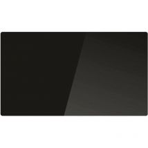 Radiateur électrique verre céramique GLASS Noir Céramique 1500W