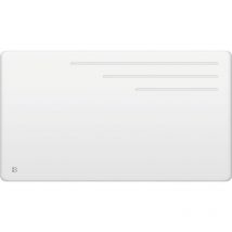 Bestherm - Radiateur électrique fixe à inertie sèche fonte 1500W motu horizontal blanc