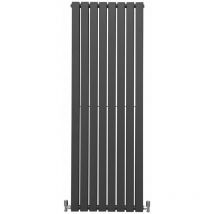 Radiateur Plat Mural 160 x 56 cm Gris Anthracite Pour Salle de Bain, Cuisine, Maison Moderne Design Scandinave [Kit de Fixations, Brosse de Nettoyage