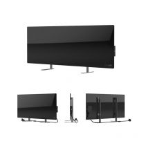 Aeno - Radiateur intelligent Premium Eco GH2S: 700W, Type de chauffage infrarouge + convection, Verre trempé, Noir