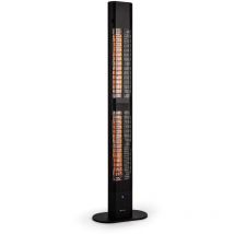 Blumfeldt - Radiateur rayonnant heat guru 3000 - 3000w ip54 - extérieur - télécommande - noir