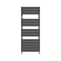 Atlantic - Sèche-serviettes Adélis eau chaude 861W anthracite racc. sur collecteurs - 863142