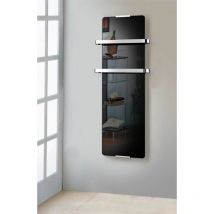 Chemin'arte - Radiateur sèche serviette noir 600W