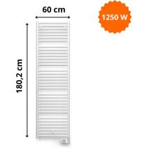 Vasco - Radiateur sèche-serviettes électrique E-Bano bm-el h. 180,2 x l. 60 cm