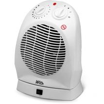 Radiateur soufflant 2000W oscillant avec thermostat Warm Tech