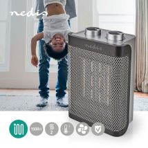 Radiateur soufflant céramique 2 niveaux de chauffage niveau d'air froid protection contre l'inclinaison protection contre la surchauffe, câble 150