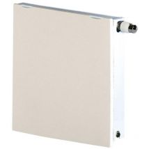 Valderoma - Radiateur eau-chaude 900W corps de chauffe en pierre couleur blanc cachemire 500x500x80mm H2O DK22