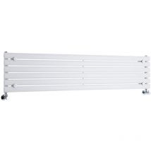 Vitality – Radiateur Design Horizontal – Blanc – 35.4 x 160cm - Hudson Reed