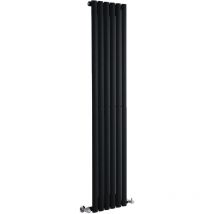 Hudson Reed - Vitality – Radiateur Design Vertical – Noir – 160 x 35.4cm