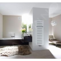 Zehnder Metropolitan Bar - Radiateur de salle de bains 1750x600 mm, raccord central 50 mm, laqué blanc MEP-180-060