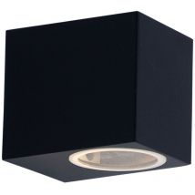 Etc-shop - Spot mural extérieur alu télécommande lampe de jardin à intensité variable dans un ensemble comprenant des lampes à led rvb