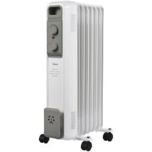 Radiatore Ad Olio 7 Elementi - 125x575mm - Riscalda Per Convezione Naturale