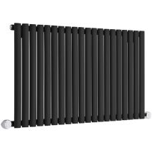 Hudson Reed - Revive Radiatore Termoarredo Elettrico di Design Orizzontale - Elemento Riscaldante Termostatico - Termosifone con Finitura Opaca Nera