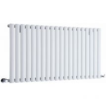 Hudson Reed - Revive Radiatore Termoarredo di Design Orizzontale Moderno - Termosifone con Finitura Bianca - Design a Colonna - 635 x 1180mm - 1194W
