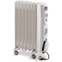 Plein Air Erc2-1507 Holly 1500 Radiatore Ad Olio 7 Elementi 1500 W Termostato Regolabile Colore Grigio