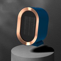 Rapanda - Radiatore Riscaldatore 1200W Piccolo Mobile in Ceramica a Risparmio Energetico per Noleggio Portatile per Bagno e Filtro Aria Blu