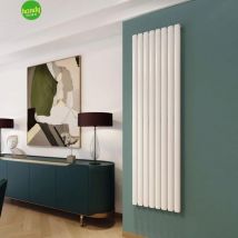 Magma - Radiatore termoarredo bianco modello piano mm 1800x480-int.1760-8 tubi-watt 889-del.t50. 3033-1 col