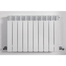 Radiatore termosifone in alluminio 7 elementi interasse 600mm helyos evo Radiatori 2000 helyosevo6007